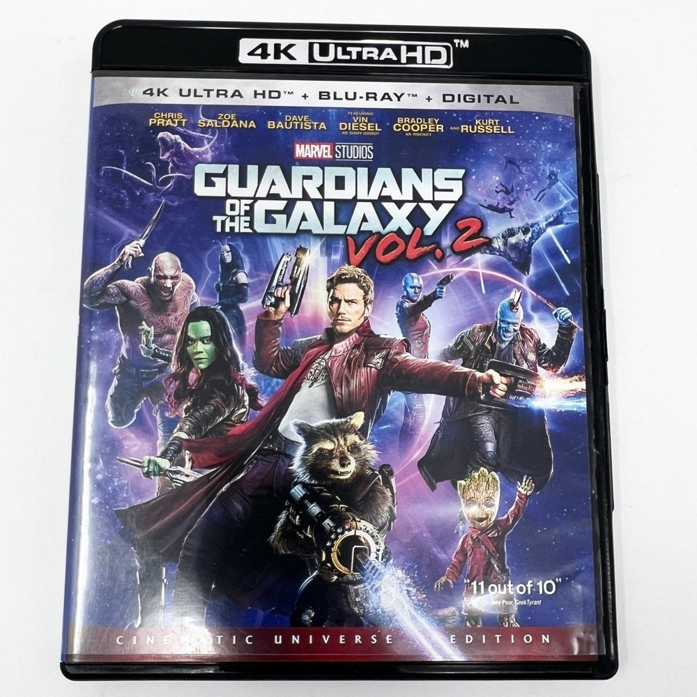 Guardians of the Galaxy Vol 2 4K Ultra HD Blu-ray Marvel Cinematic Universe MCU